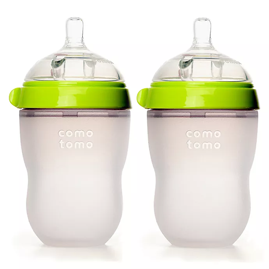 Comotomo Natural Feel Baby Bottle - 8 oz  (2 Pack)