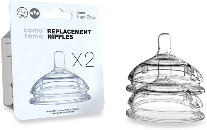 Comotomo Nipple Pack - Fast Flow - 2 pack