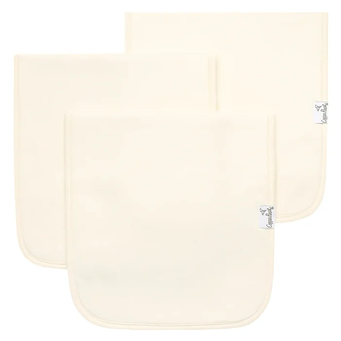 Copper Pearl 3-Pack Burp Cloth Set - Cru