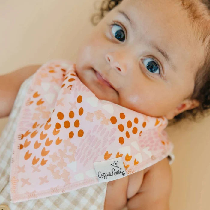 Copper Pearl Baby Bandana Bibs Set - Rue
