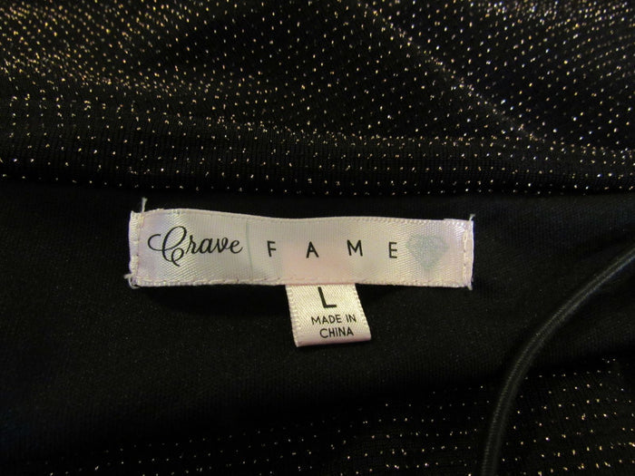 Crave-Fame-Top-Gold-Sparkles-Female-Adult-Size-L-404 6