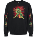 Crewneck Sweatshirt - Bee Halloween Slasher w/Printed Sleeves *LIMITED STOCK*