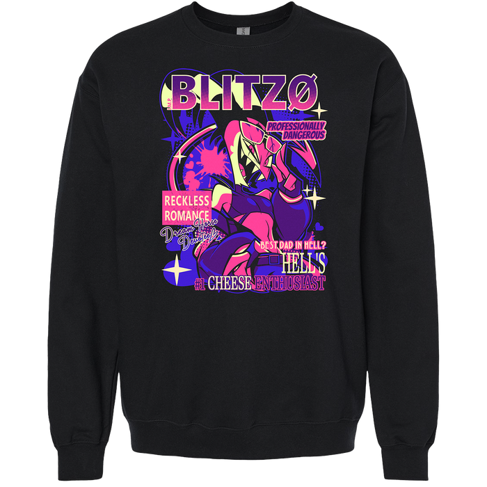 Crewneck Sweatshirt - Blitz - From Helluva Boss with Love *LIMITED STOCK*
