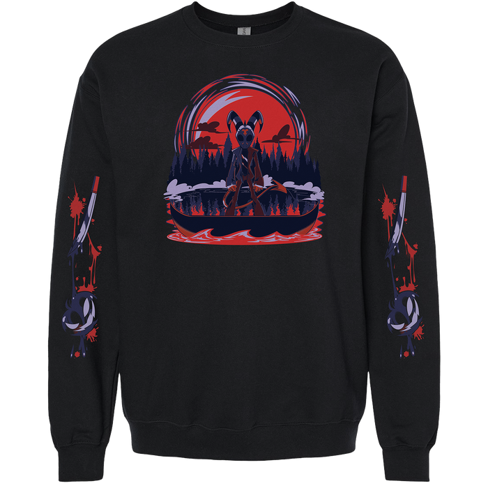 Crewneck Sweatshirt - Blitz Halloween Slasher w/Printed Sleeves *LIMITED STOCK*