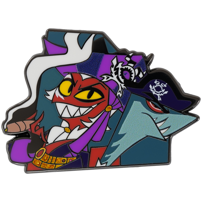 Crimson + Al - Pirate Enamel Pin *LIMITED STOCK*