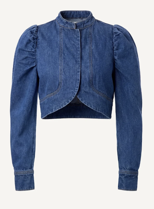 DAMIEN DENIM JACKET IN MEDIUM DENIM