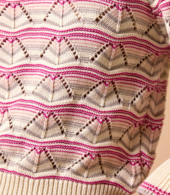 DEEDEE SWEATER IN IVORY MULTI