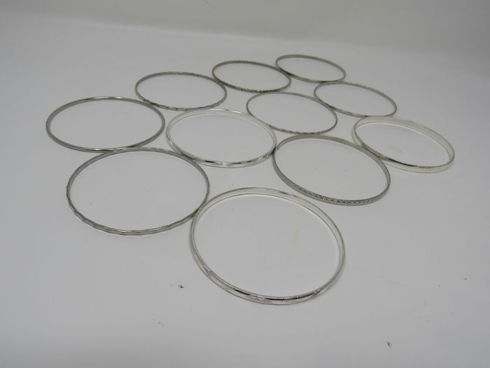 Designer-Bangle-Bracelet-Set-of-11-Silver-Female-Adult-540 2