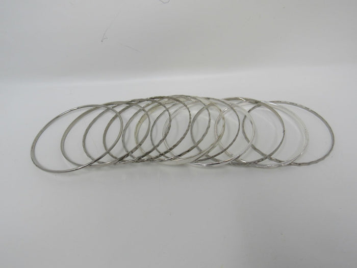 Designer-Bangle-Bracelet-Set-of-11-Silver-Female-Adult-540 3