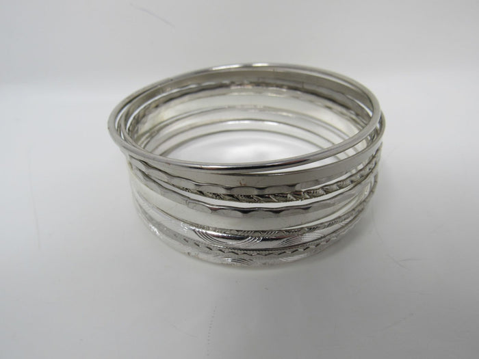 Designer-Bangle-Bracelet-Set-of-11-Silver-Female-Adult-540 4