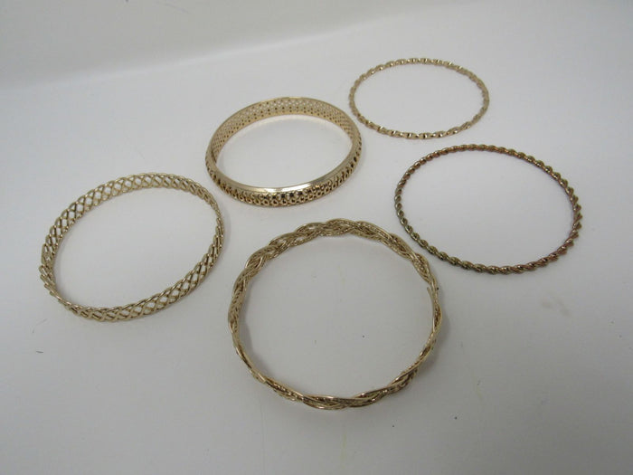 Designer-Bangle-Bracelet-Set-of-5-Copper-Female-Adult-Metallics-546 1