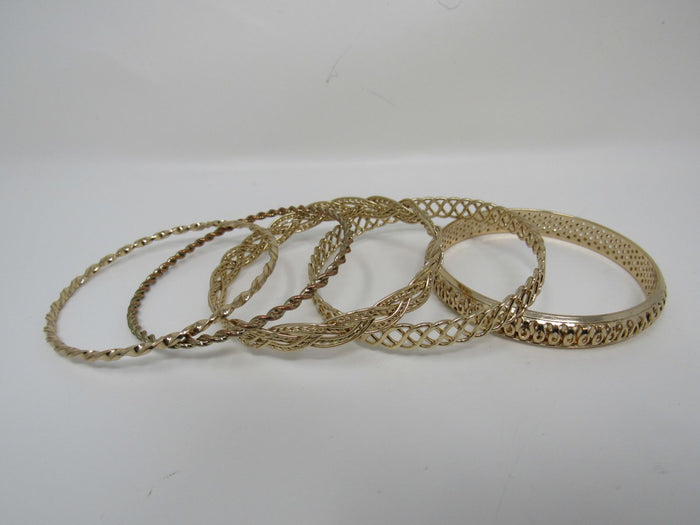Designer-Bangle-Bracelet-Set-of-5-Copper-Female-Adult-Metallics-546 4