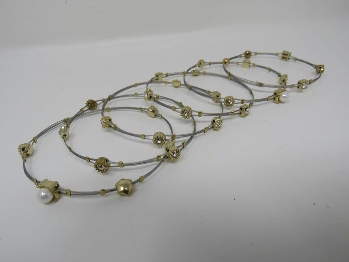 Designer-Bangle-Bracelet-Set-of-6-Pearls-Female-Adult-564 2