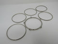 Designer-Bangle-Bracelet-Set-of-6-Silver-Clear-Gemstones-Female-Adult-538 1