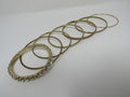 Designer-Bangle-Bracelet-Set-of-7-Gold-Clear-Gemstones-Female-Adult-544 1