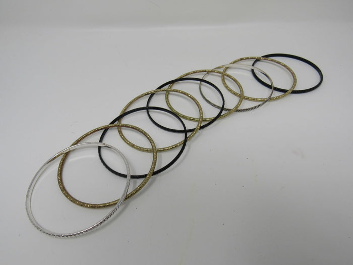 Designer-Bangle-Bracelet-Set-of-9-Female-Adult-558 2