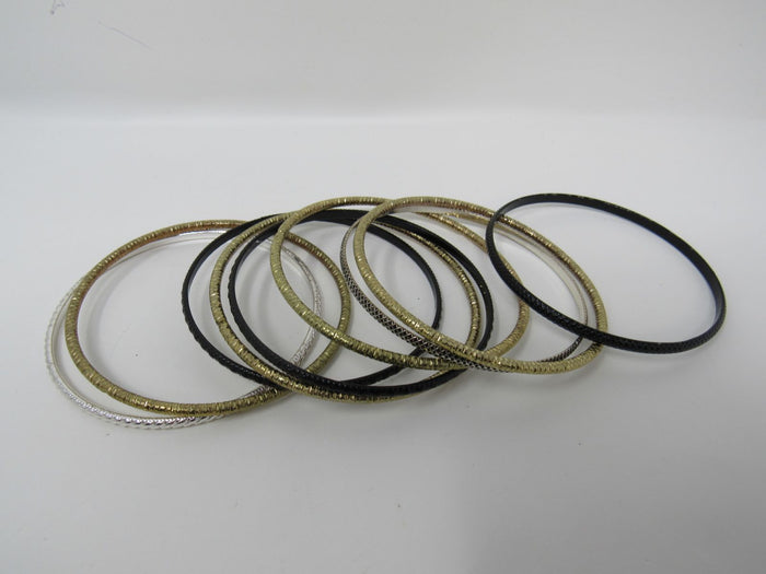 Designer-Bangle-Bracelet-Set-of-9-Female-Adult-558 3