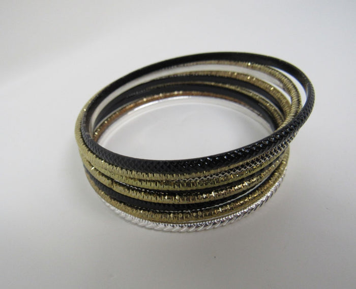 Designer-Bangle-Bracelet-Set-of-9-Female-Adult-558 5