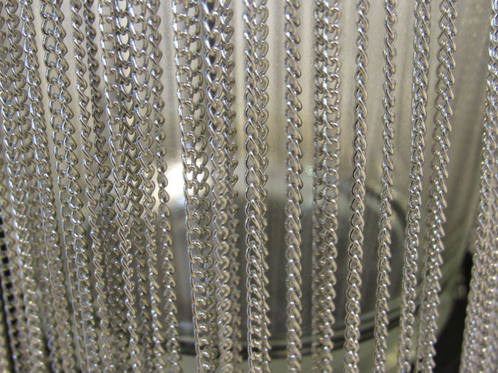 Designer-Candle-Holder-Set-of-2-Metal-Fringe-Chain-160-011923-160 6