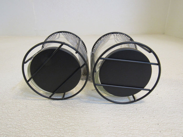 Designer-Candle-Holder-Set-of-2-Metal-Fringe-Chain-160-011923-160 7