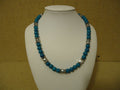 designer-fashion-necklace-16in-l-beaded-strand-female-adult-blue-silver-preowned 1