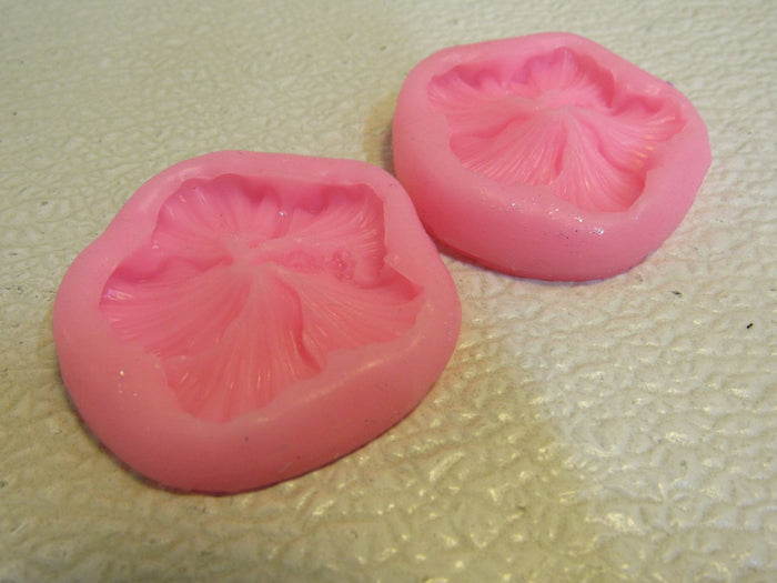Designer-Flower-Molds-Lot-of-2-2in-x-2in-Pink-Rubber-174 2