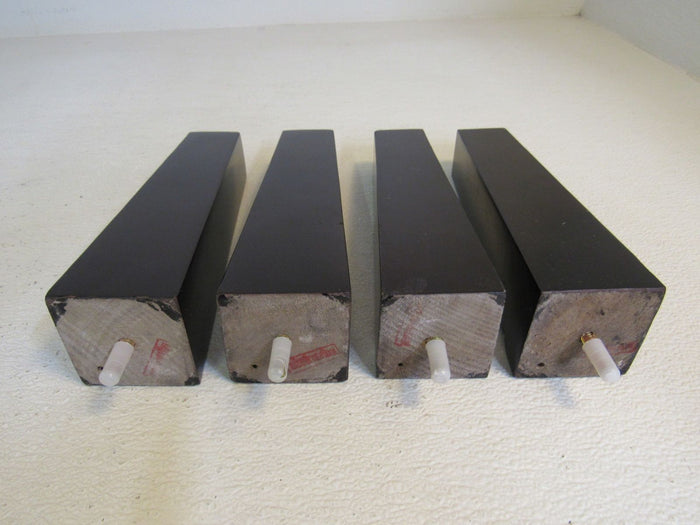 Designer-Furniture-Wooden-Legs-Lot-of-4-Dark-Brown-Non-Scratch-Bottom-232 4