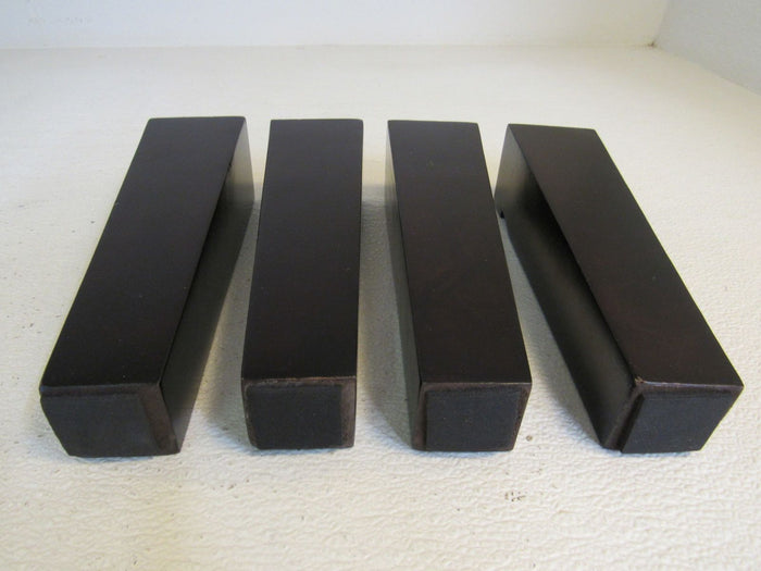 Designer-Furniture-Wooden-Legs-Lot-of-4-Dark-Brown-Non-Scratch-Bottom-232 5