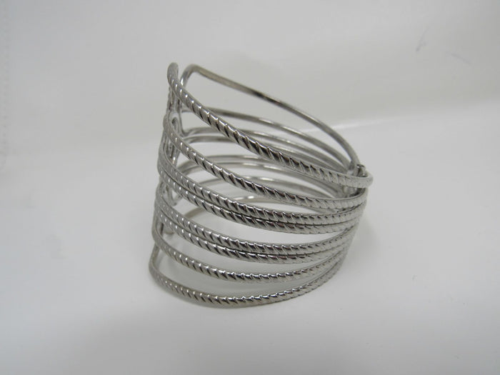 Designer-Hinged-Cuff-Multilayer-Bracelet-Silver-Female-Adult-502 4