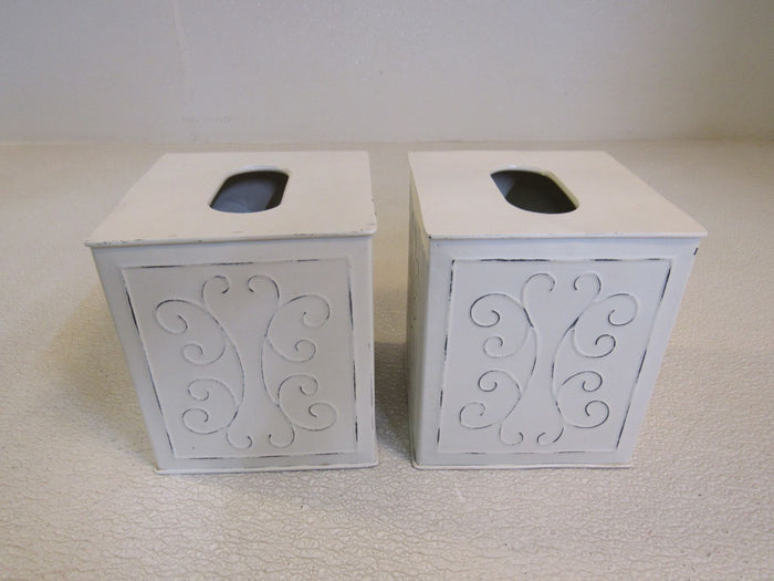 Designer-Tissue-Box-Set-of-2-Cream-1733-162 3