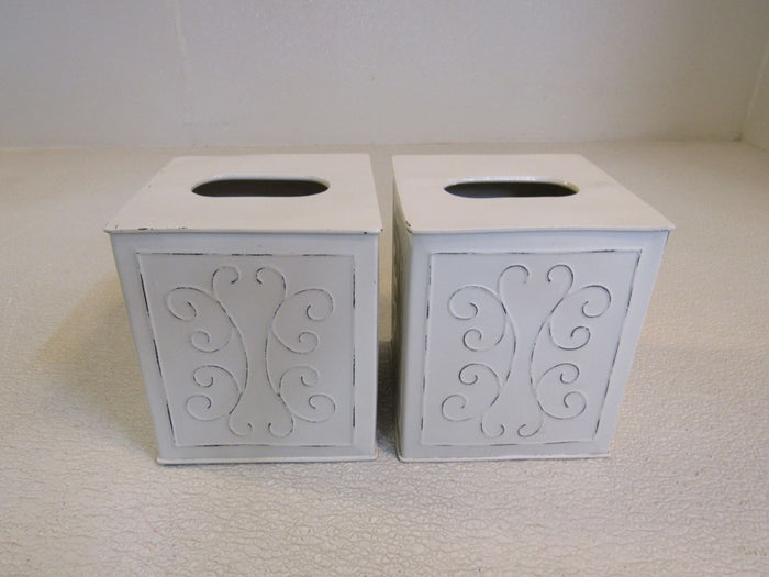 Designer-Tissue-Box-Set-of-2-Cream-1733-162 4