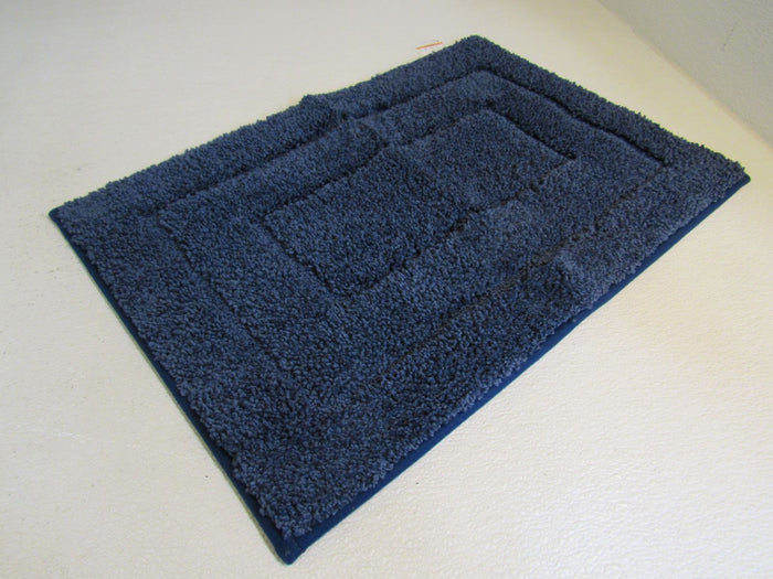 Dexi-Sweet-Home-Bath-Rug-24in-x-16in-Navy-Non-Slip-Absorbent-Polyester-898 1