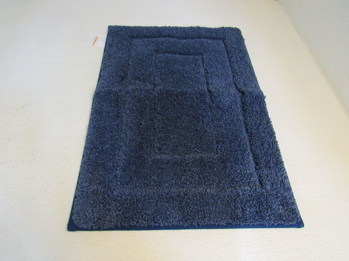 Dexi-Sweet-Home-Bath-Rug-24in-x-16in-Navy-Non-Slip-Absorbent-Polyester-898 3