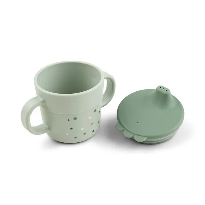 Done by Deer - Foodie Spout Cup Happy Dots (Green)