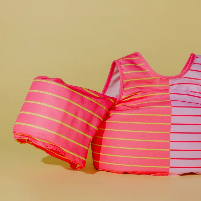 Drip Floats Pink Lemonade Stripe Kids Float