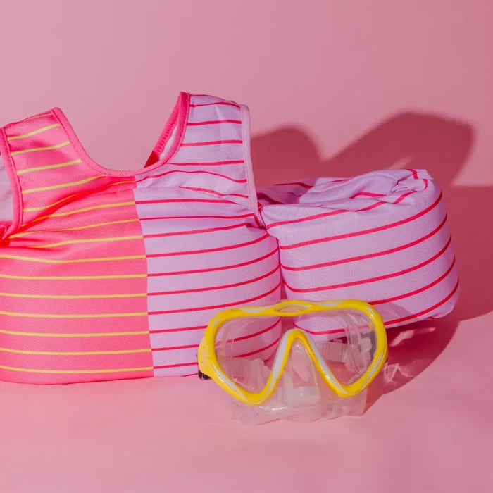 Drip Floats Pink Lemonade Stripe Kids Float
