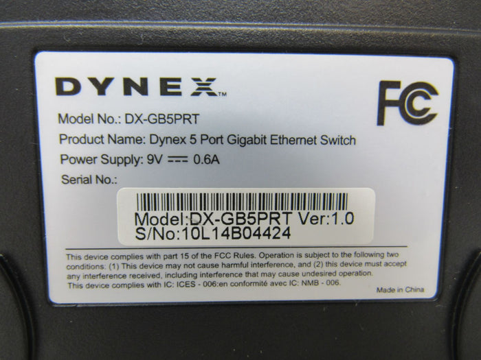 Dynex-5-Port-Gigabit-Ethernet-Switch-10-100-1000M-DX-GB5PRT-874 7