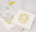 NolaCajun Easy Tiger Cocktail Napkins Louisiana Tiger Spirit Entertaining New Orleans