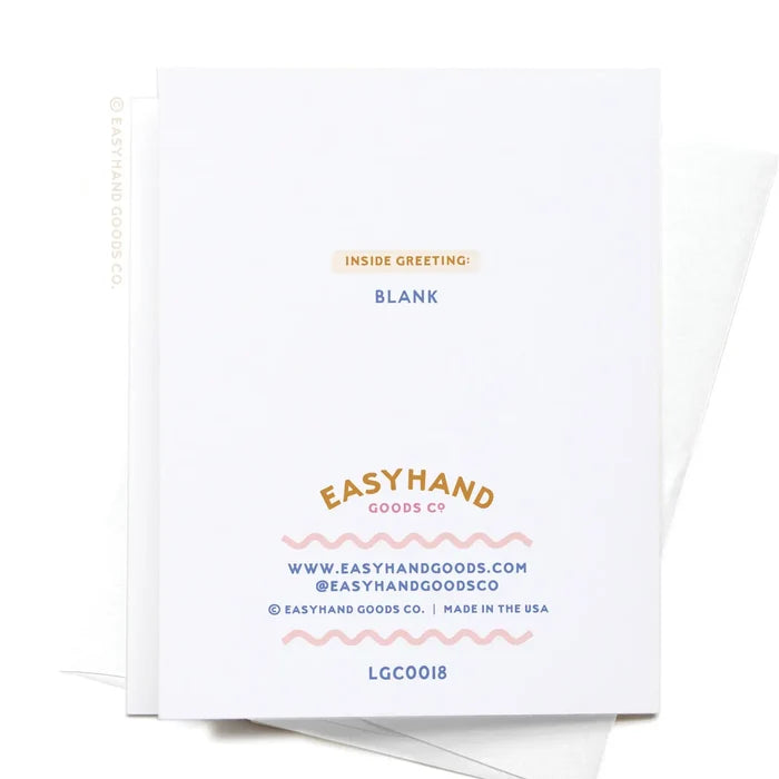 Easyhand Goods Congrats Teddy Bear Greeting Card