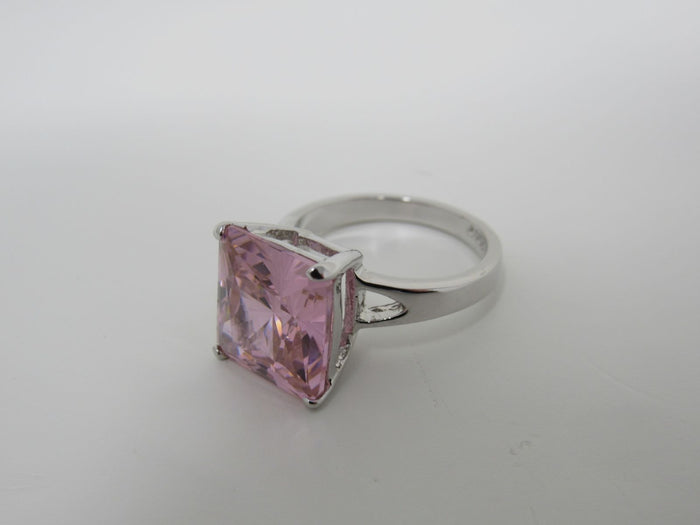 Edco-Fashion-Ring-Princess-Cut-Pink-Faux-Gem-Female-Adult-Size-8-Pinks-Solid-448 1