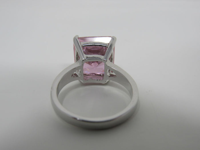Edco-Fashion-Ring-Princess-Cut-Pink-Faux-Gem-Female-Adult-Size-8-Pinks-Solid-448 5