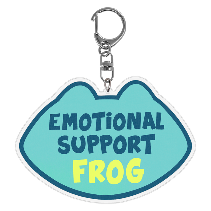 Emotional Support Frog Keychain *LIMITED STOCK*