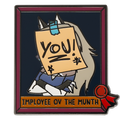 Employee of the Month Enamel Pin *LIMITED STOCK*