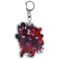 Exes and Oohs - Crimson Acrylic Keychain *LIMITED STOCK*