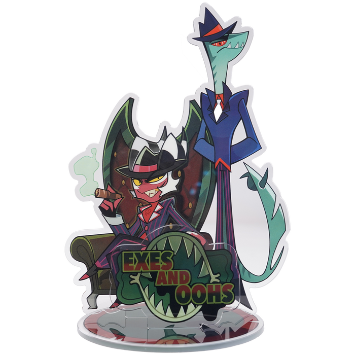 Exes and Oohs - Crimson & Alessio Standee *LIMITED STOCK*