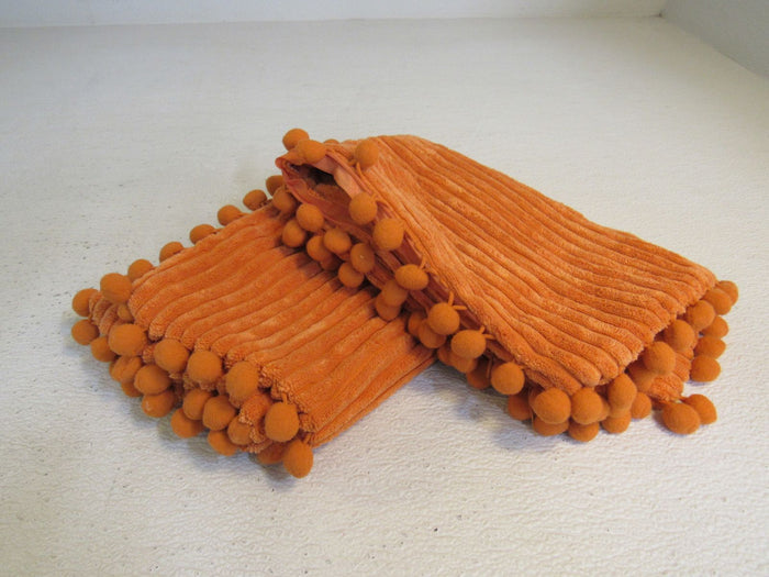 Fanci-Homi-Bobho-Throw-Pillow-Cover-Set-of-2-Rust-Fuzzy-Raised-Stripes-590 6