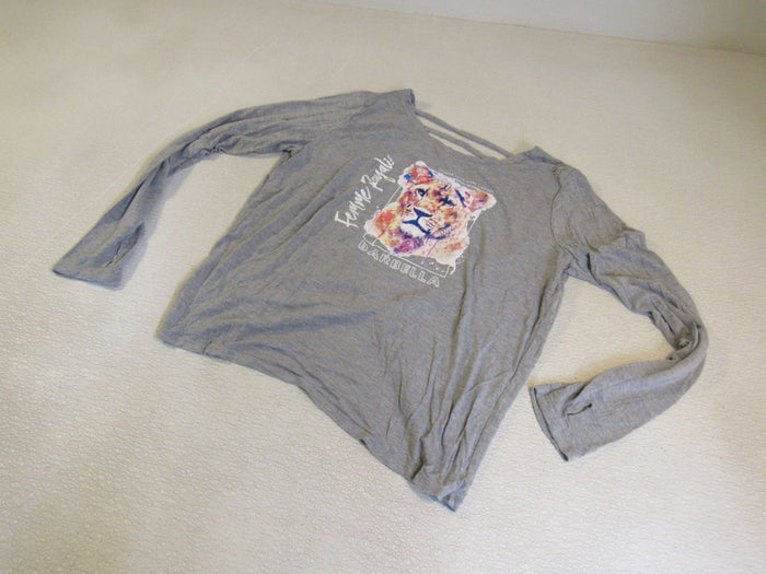 Femme-Royale-Barbella-Shirt-Gray-Female-Adult-Size-M-Solid-380 2