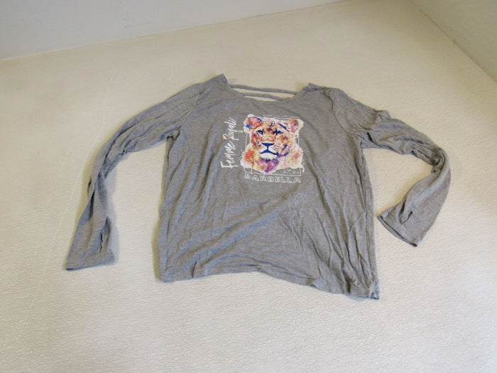 Femme-Royale-Barbella-Shirt-Gray-Female-Adult-Size-M-Solid-380 3
