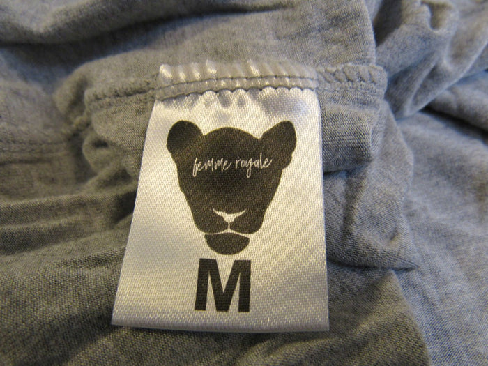 Femme-Royale-Barbella-Shirt-Gray-Female-Adult-Size-M-Solid-380 6