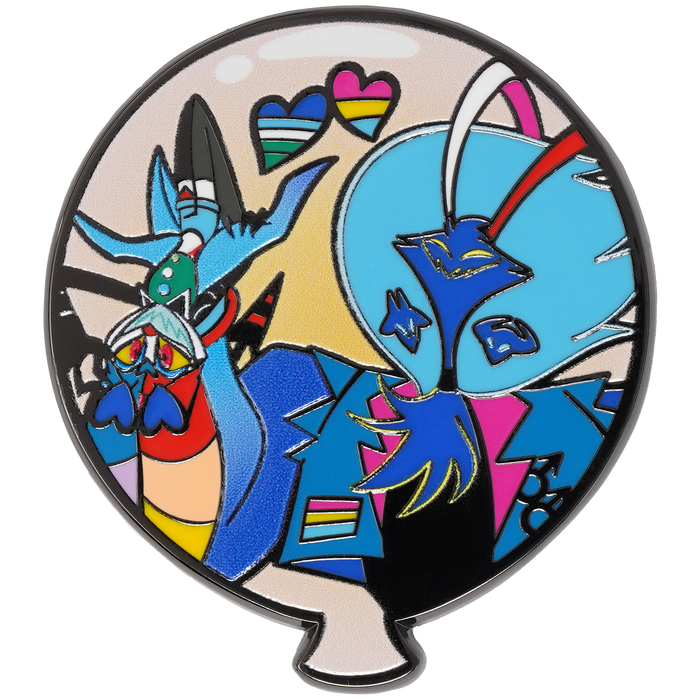 Fizz & Ozzie - Pride Balloon Enamel Pin *LIMITED STOCK*